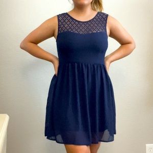 Blue Cocktail Dress